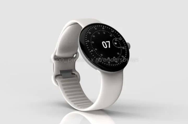 reloj de píxel de google