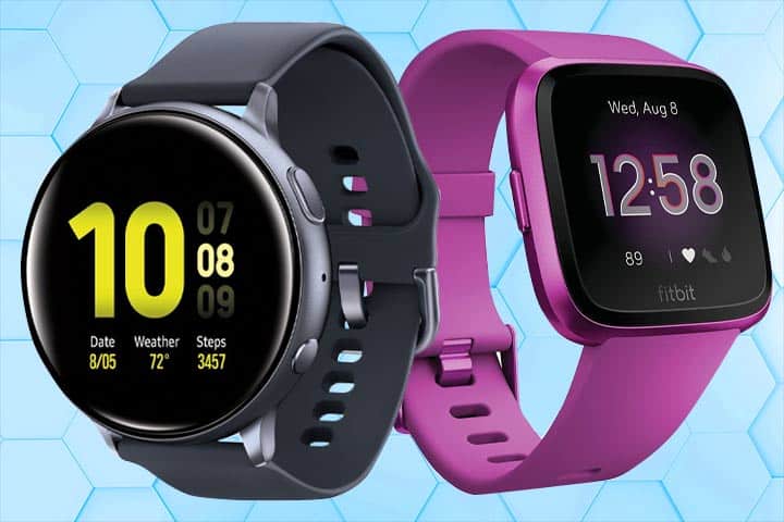 Inteligente: Samsung Galaxy Smartwatch, Fitness: Fitbit Versa Lite Edition